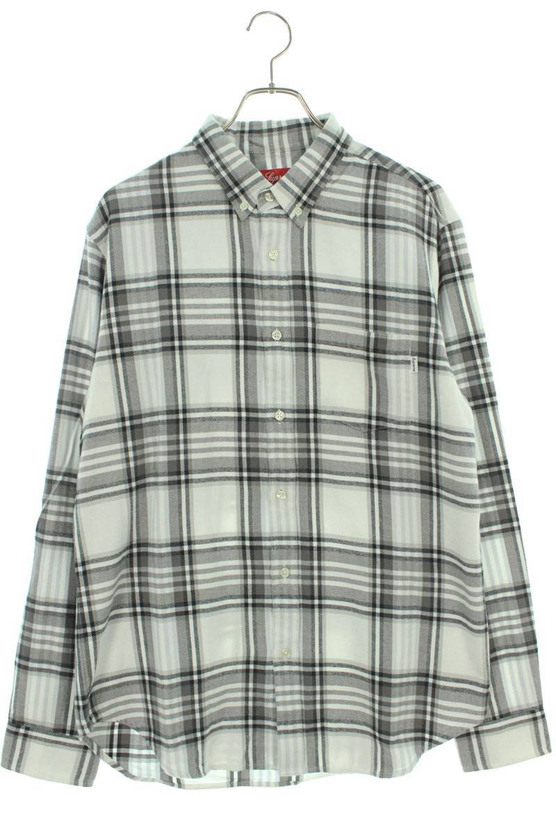 シュプリーム SUPREME 16SS BOX PLAID FLANNEL SHIRT サイズ:M