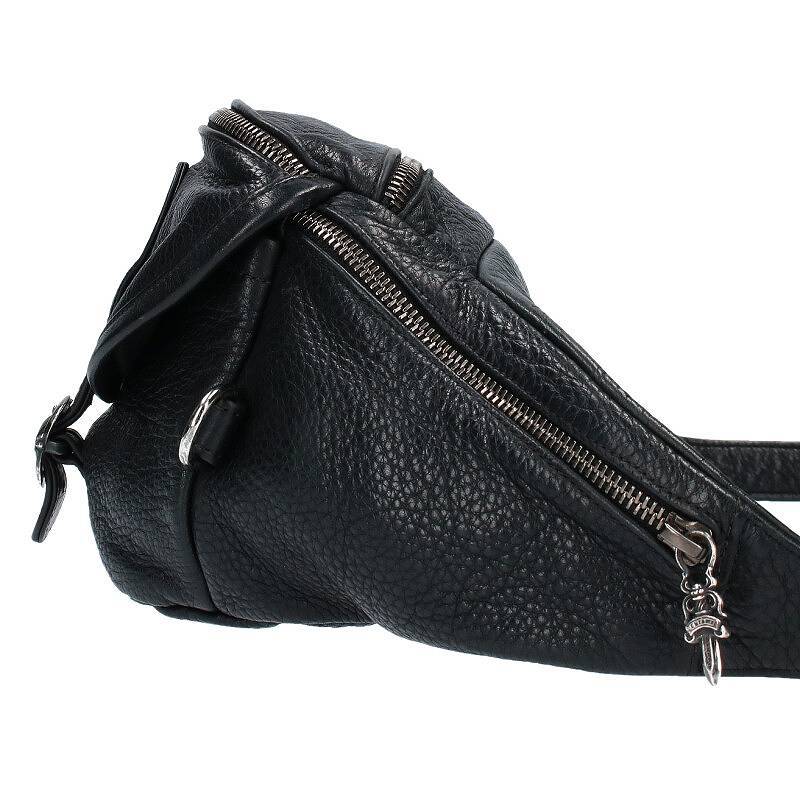 クロムハーツ Chrome Hearts #1 SNAT PACK/スナットパック ダガージップガンスリンガーベルトレザーウエストバッグ 中古 NO05_画像6