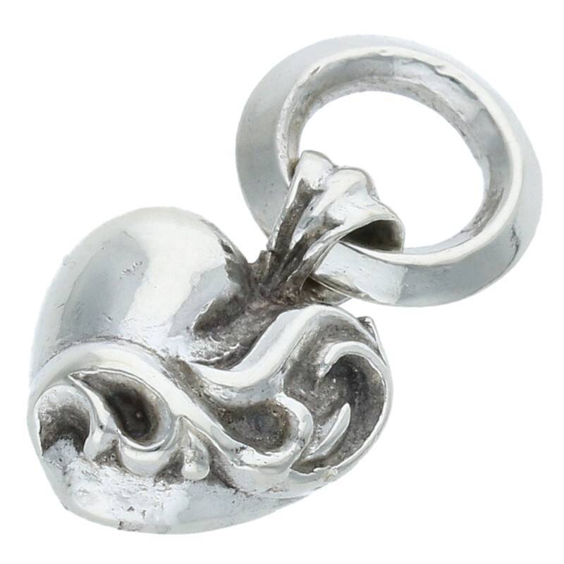 クロムハーツ Chrome Hearts HEART CHARM/ハートチャーム チャーム/シルバーネックレストップ 中古 SS07