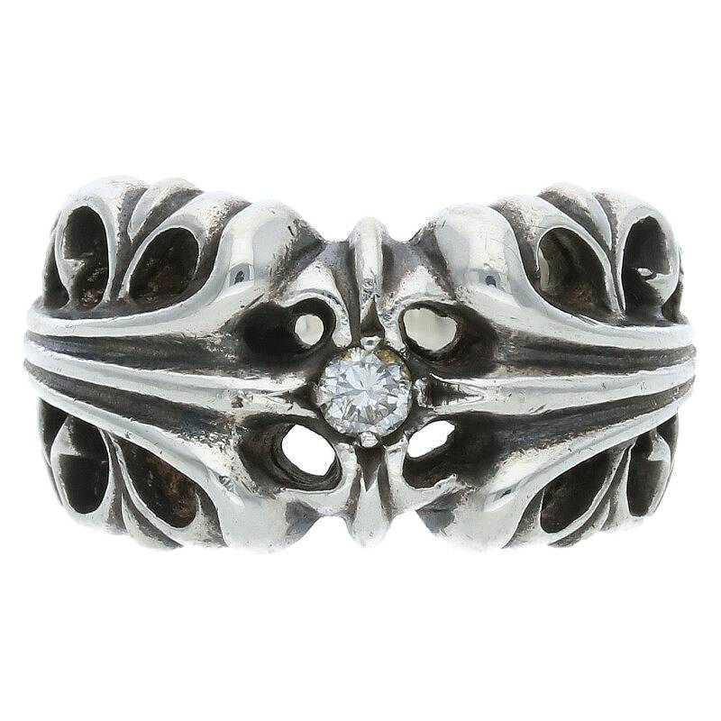 経典 K&T Hearts Chrome クロムハーツ 52920円 1PT サイズ:17号 DIA 指輪