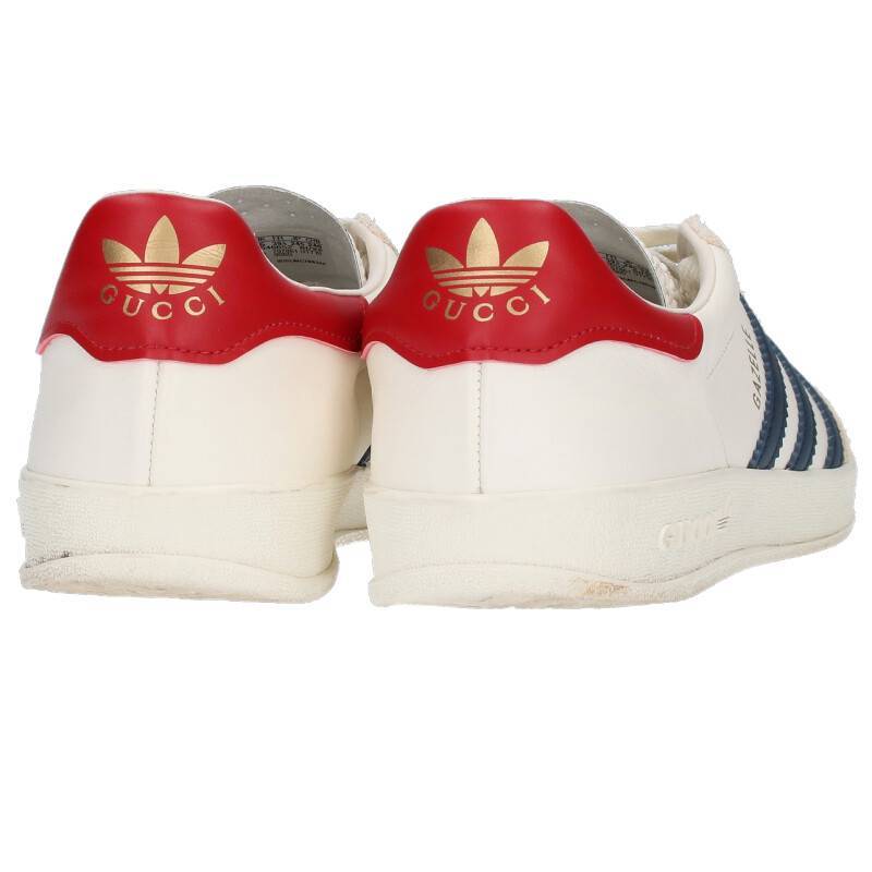 グッチ GUCCI アディダス 707861 UTT10 adidas WMNS Gazelle サイズ:24.5cm ダブルネームガゼルローカットスニーカー 中古 BS99_画像2