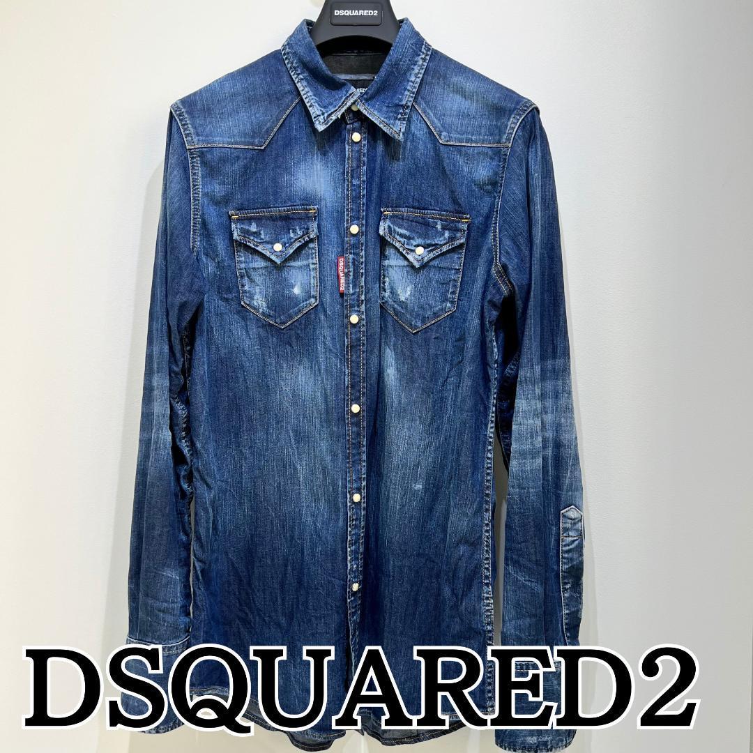 新品 未使用Dsqueard2 デニム シャツ Mサイズ メンズ