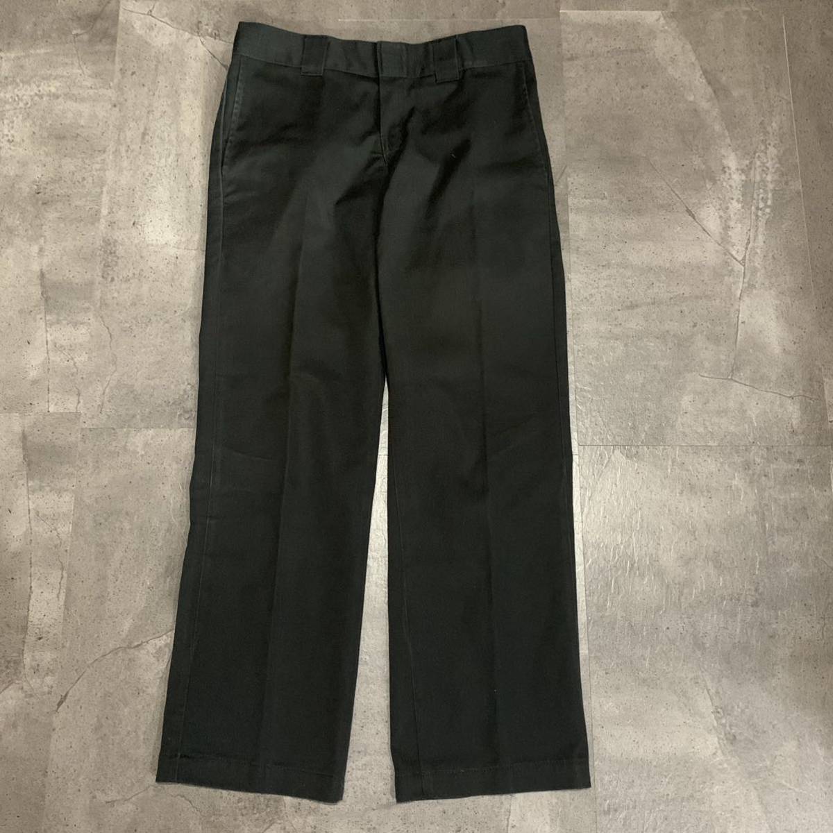 CC ▼ 人気モデル!! '都会のカジュアルウェア' Dickies ディッキーズ slim straight スリムストレート WP873BK ワークパンツ 30 ボトムス_画像2