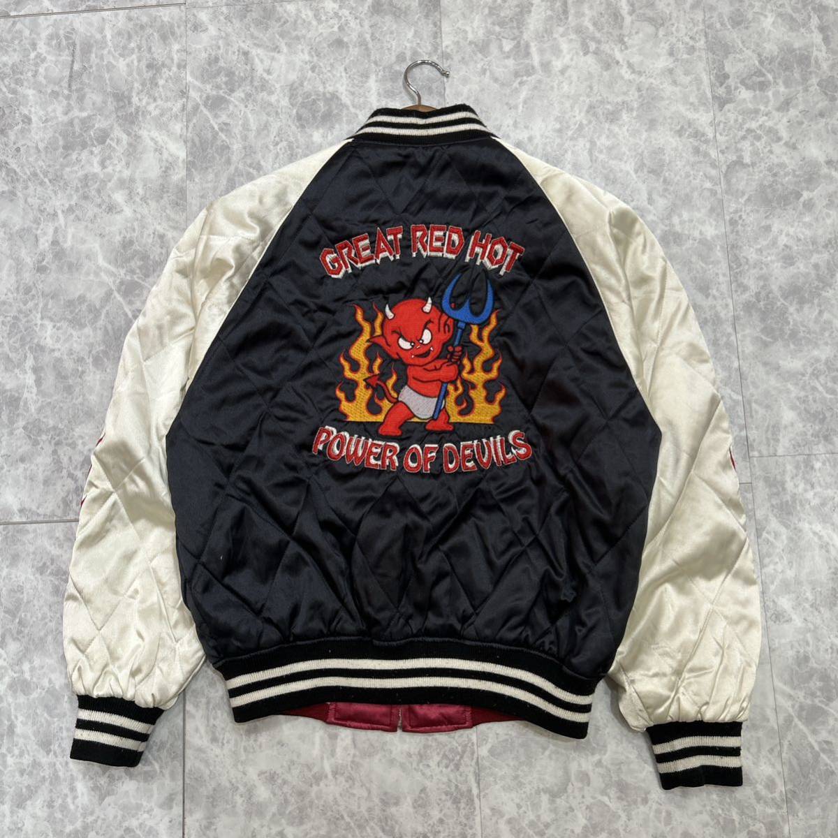 C @ 日本製 'リバーシブル仕様' GREAT RED HOT POWER OF DEVILS 鷹 鹿