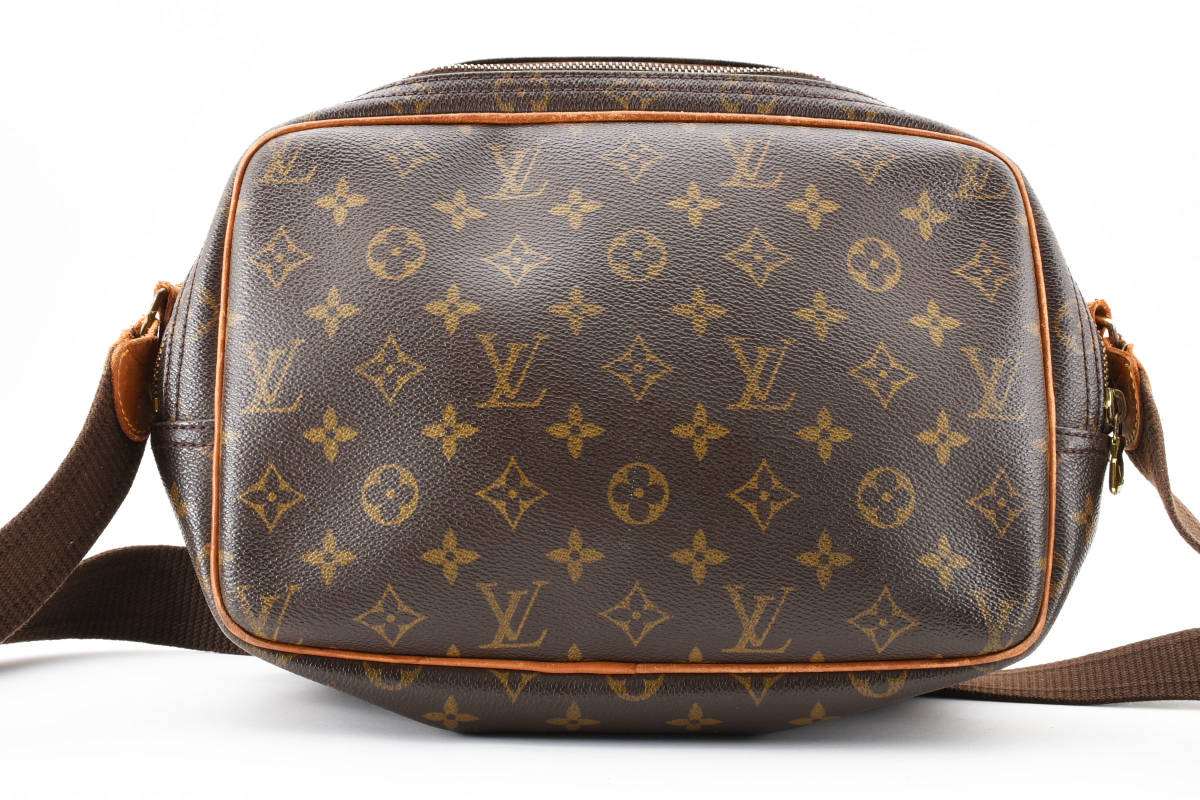 1円〜 美品 LOUIS VUITTON ルイヴィトン モノグラム　リポーターPM M45254　ショルダーバッグ　ユニセックス　ダブルファスナー　斜めがけ_画像2