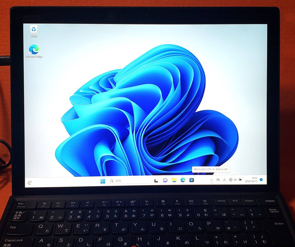 【Lenovo】ThinkPad X1 tablet 3rd GenCore i5 8250U 1.6GHz/8GB　Windows11 中古タブレットPC