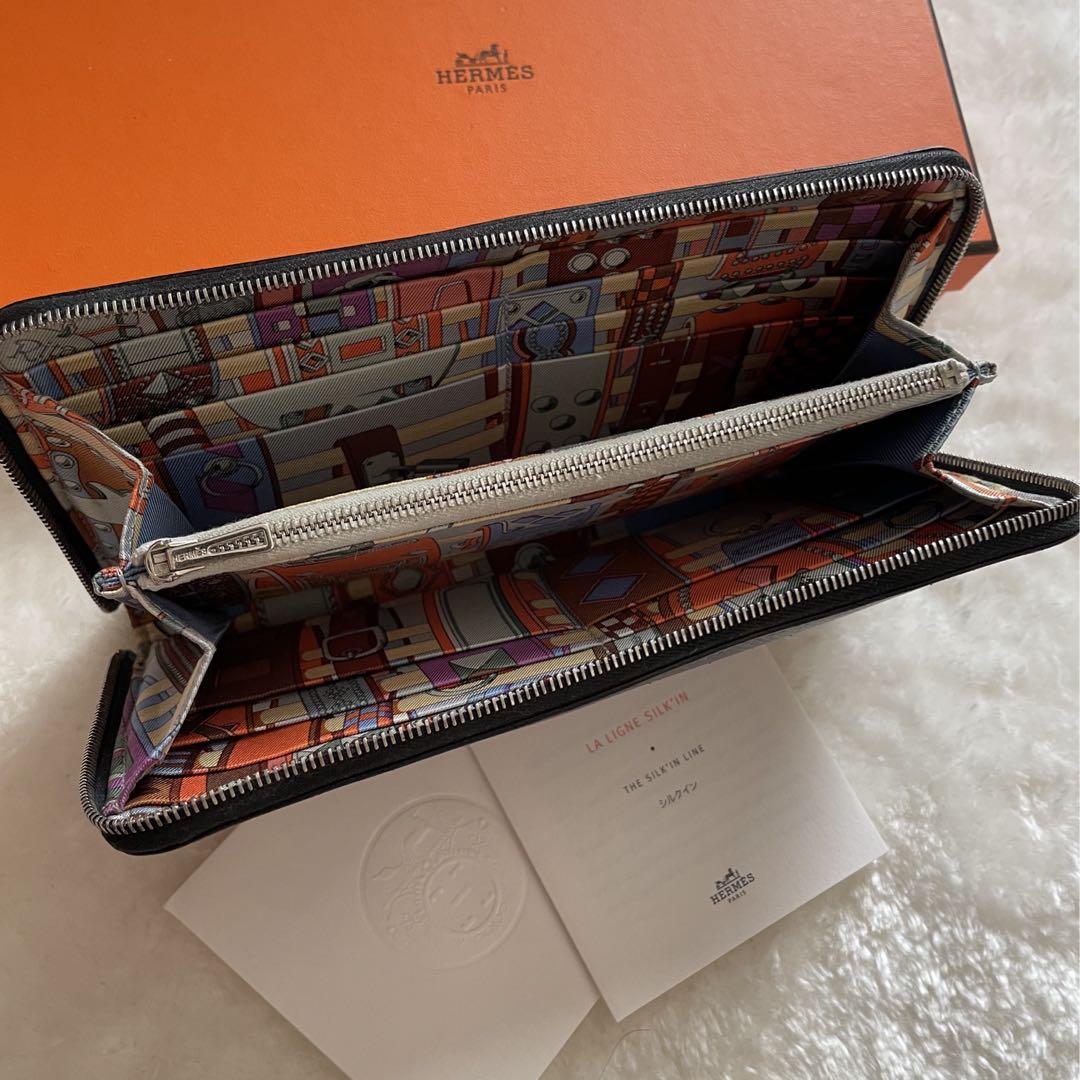 美品】 HERMES エルメス アザップ シルクイン 長財布｜PayPayフリマ