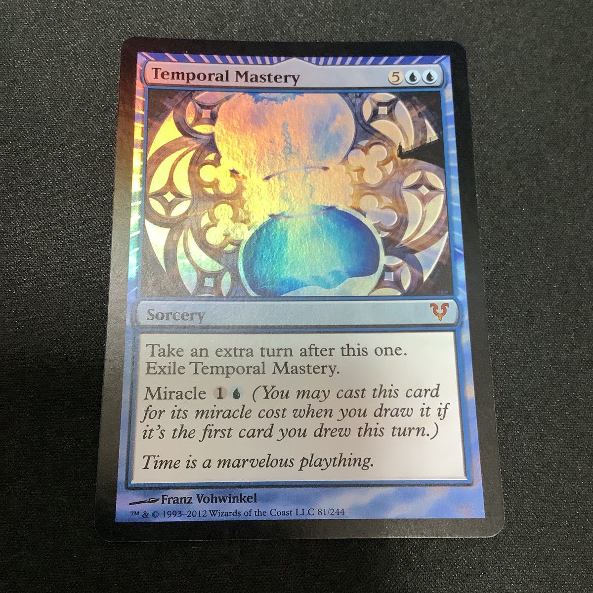 新着商品 【MTG】【英語】【Foil】《時間の熟達/Temporal