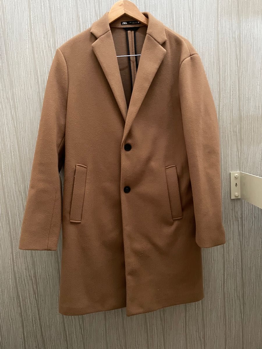 ZARA メンズ キャメルチェスターコート|Yahoo!フリマ(旧PayPay ZARA メンズ キャメルチェスターコート|Yahoo!フリマ(旧PayPay