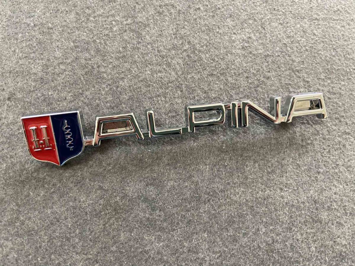 ALPINA BMW グリルバッジ フロント ロゴバッジ エンブレム シルバー グリルバッチ アクセサリー　金属製　マーカー 26番_画像3