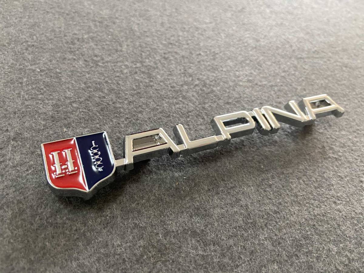ALPINA BMW グリルバッジ フロント ロゴバッジ エンブレム シルバー グリルバッチ アクセサリー　金属製　マーカー 26番_画像4