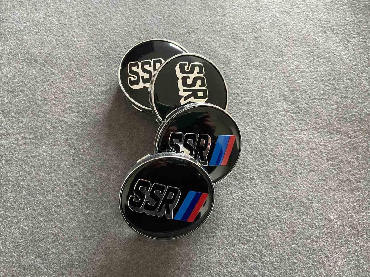 SSR ホイールキャップ ホイール ハブキャップ センター キャップ保護 防塵 4個セット 外径60mm T323番_画像4