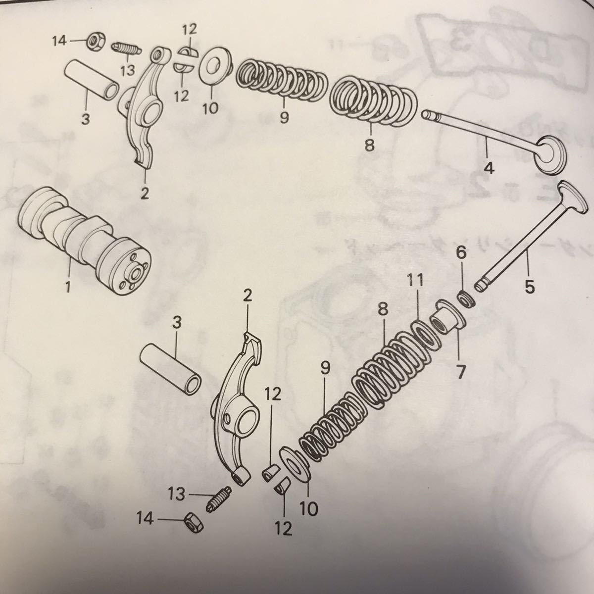 当時物/新品/ホンダ/純正部品/バルブ/ロッカーアーム/6V/モンキー/DAX/ST70/CL70/Z50M/SS50/CS65/C65/Z50J/4L/C50/C70/C90/CL70/早矢仕/2個_画像4