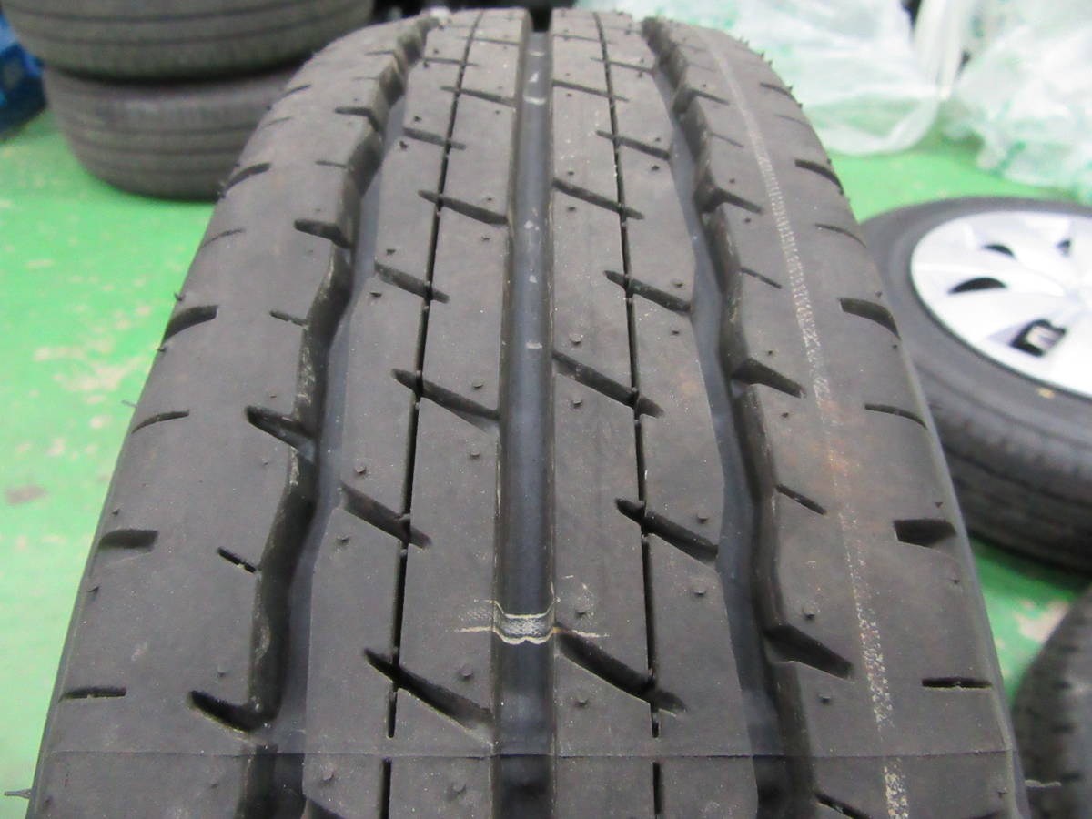 新車外し　サクシード　純正　１４インチ　155/80R14　88/86N　LT　ダンロップ　SP175L　４本セット_画像8