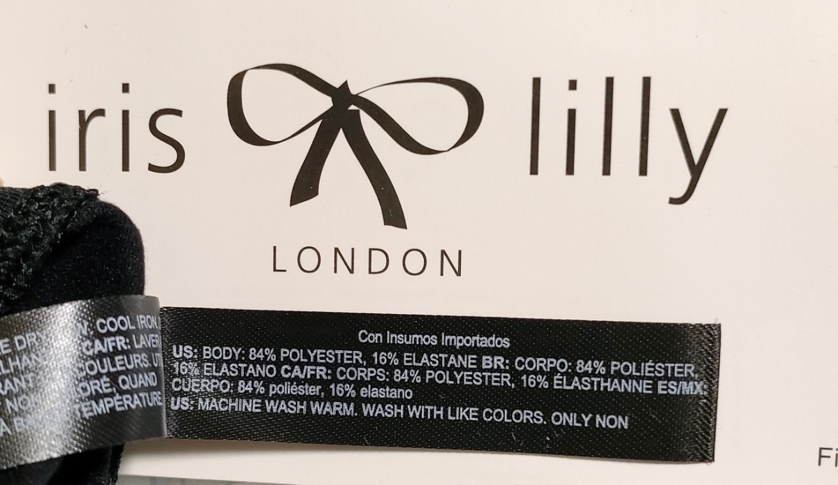 未使用　　IRIS Lilly　レギンス 黒　S-M　LONDON_画像4