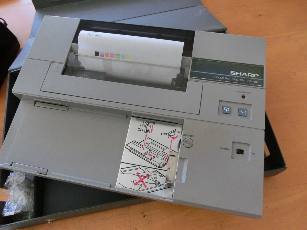 SHARP CE-140P カラープロッタ プリンタ 7色 EA-600 インキ SHARP CE-140P カラープロッタ プリンタ 7色 EA-600 インキ