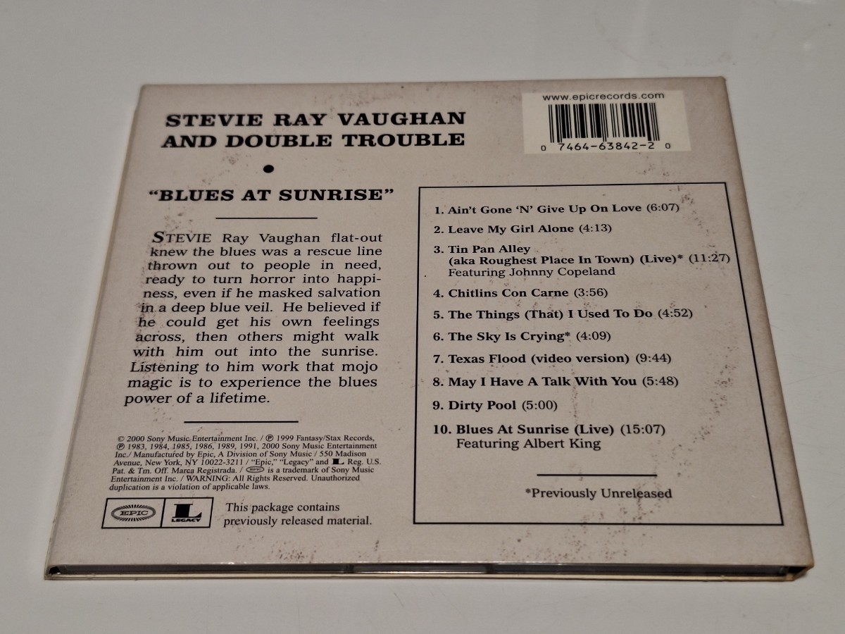 スティーヴィー・レイ・ヴォーン　Stevie Ray Vaughan and Double Trouble　Blues At Sunrise_画像2