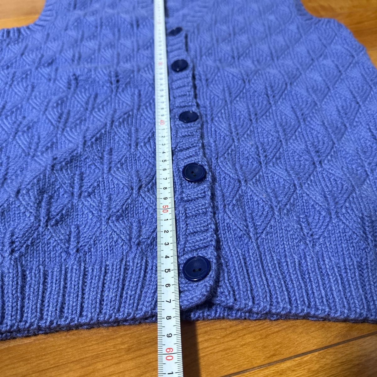 ハンドメイド ベストVネック