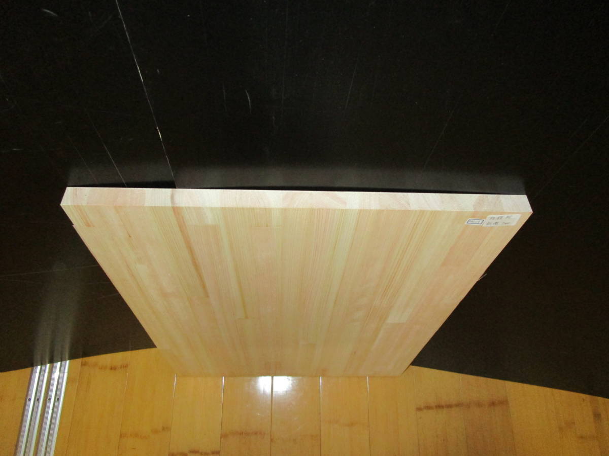 041107 相模檜●集成材●56.5ｃｍ×44.8cm×2cm☆無垢板１枚板 木材 板 DIY 板材 天板 棚板 テーブル 看板 花台など種類豊富！_画像3