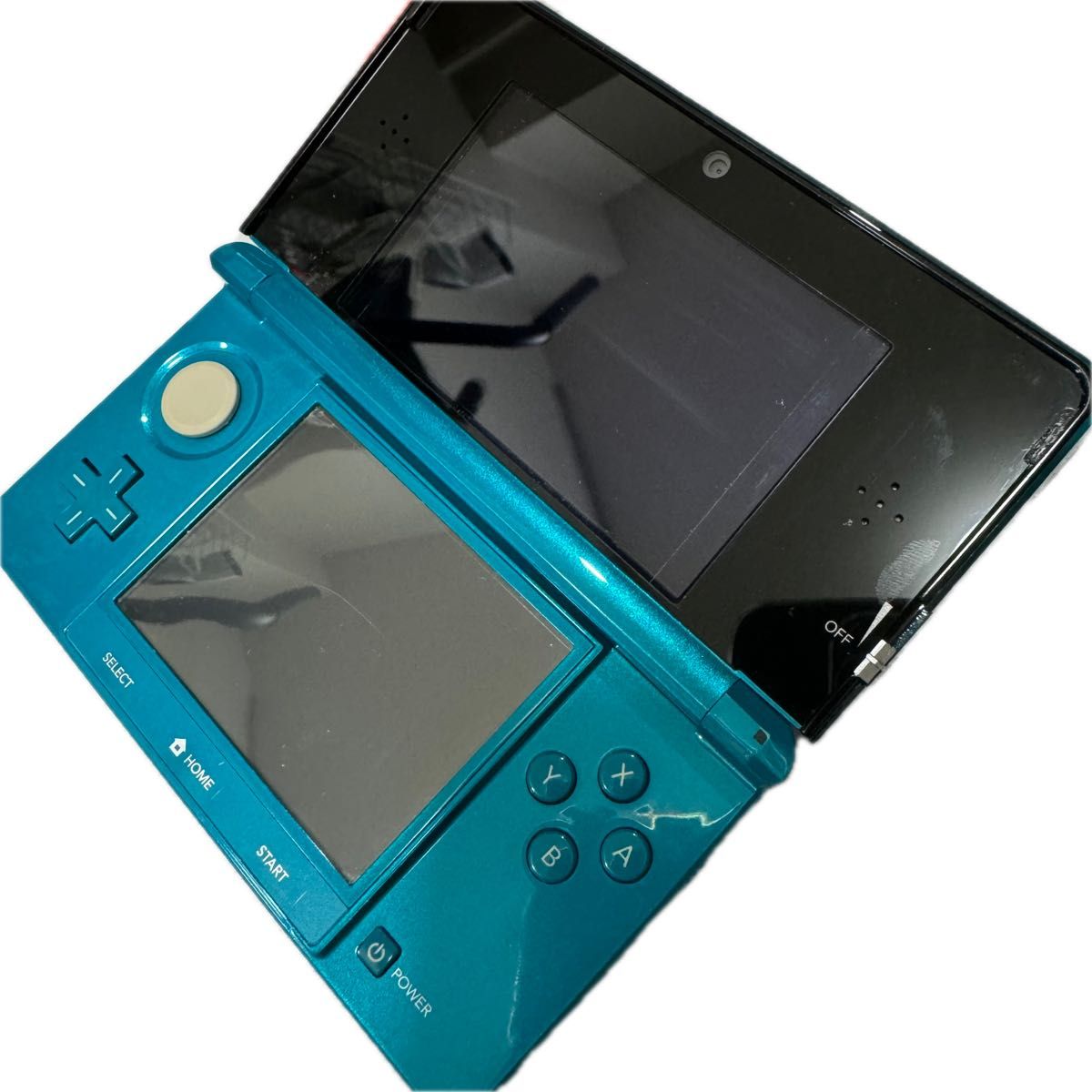 【ID未登録美品・完動品】ニンテンドー3DS アクアブルー　アンバサダー