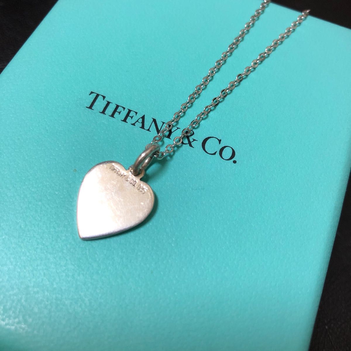 今野淳子様専用です! 最終お値下げ! TIFFANY&Co ティファニー オーバルハートネックレス
