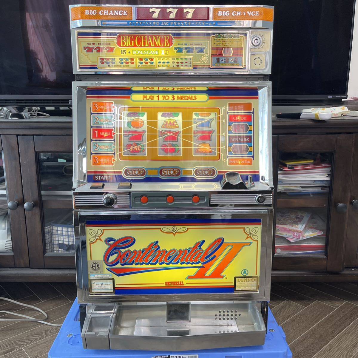  receipt limitation (pick up) Aichi prefecture Continental Ⅱ Continental 2 slot pachinko slot machine apparatus 3 serial number universal retro pcs 