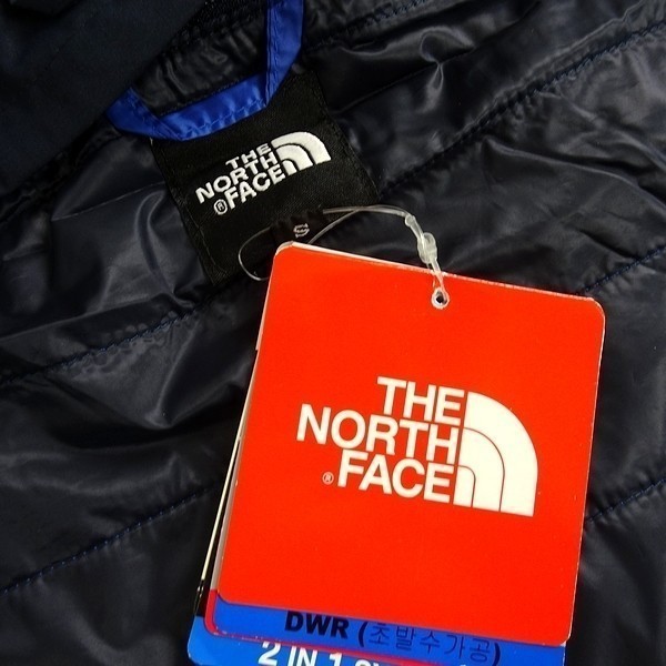 THE NORTH FACE ノースフェイス 定価2.5万 撥水 高機能中綿 2way 中綿フルライナー マウンテンパーカー G80 INK 80/XS ▲038▼bus065nf_画像9