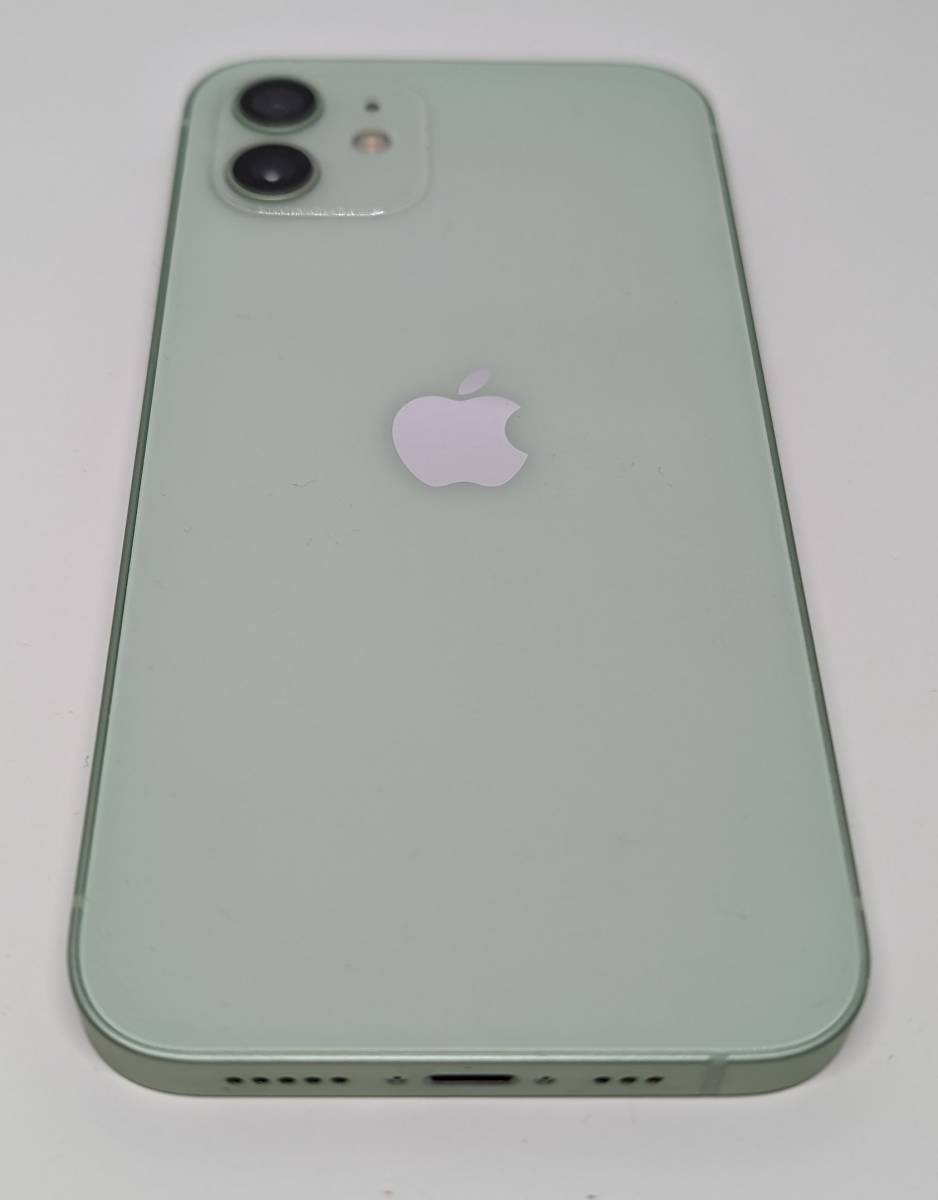 SIMフリー】iPhone 12 64GB グリーン Appleストア版 中古美品 付属品未