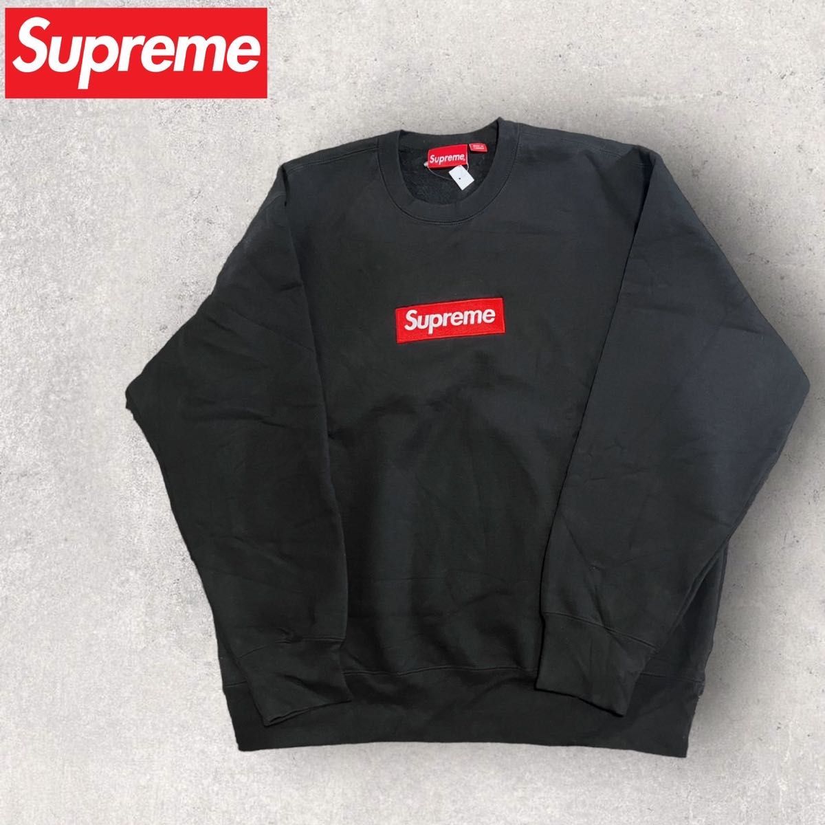 Supreme Box Logo Crewneck Black Lサイズ|Yahoo!フリマ(旧PayPay