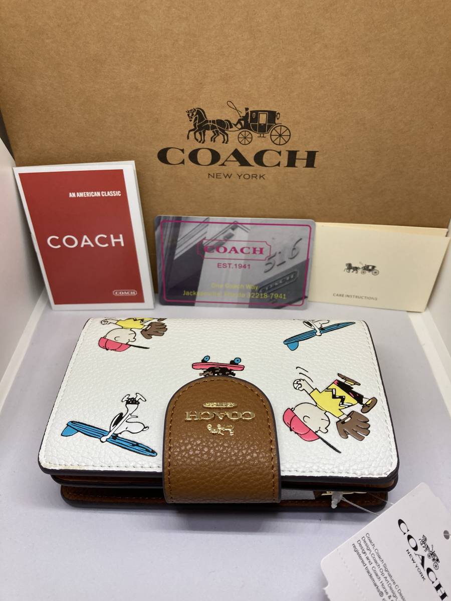 Sản phẩm ☆新品未使用 正規品 COACH コーチ C4899 二つ折り財布