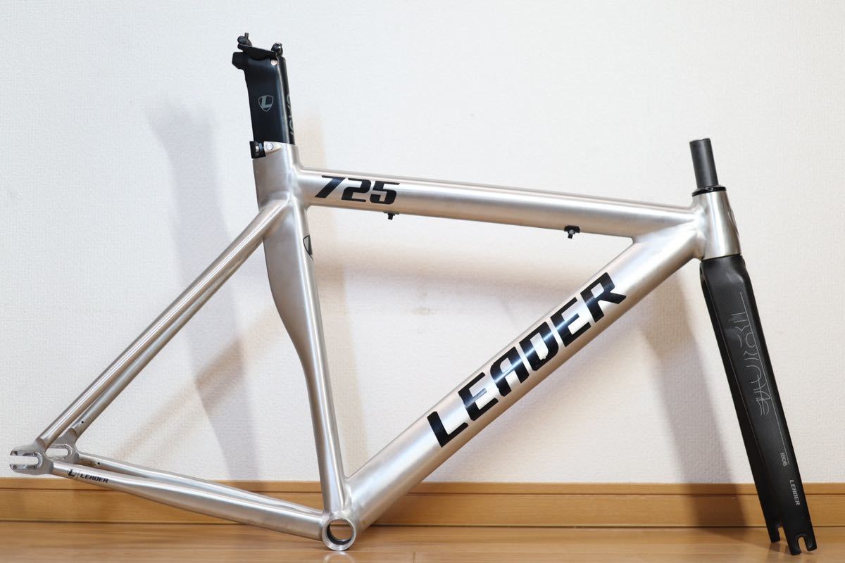 LEADER BIKE 725 TR リーダー バイク フレーム セット ピスト 735 725 kagero Cinelli MASH SURLY サーリー brotures blue lug_画像1