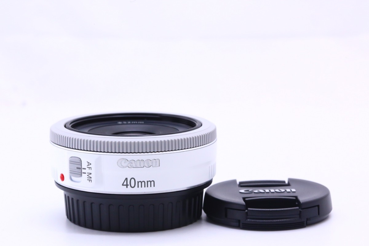 内祝い】 EF 【ほぼ未使用】Canon 24mm キヤノン ホワイト STM F2.8