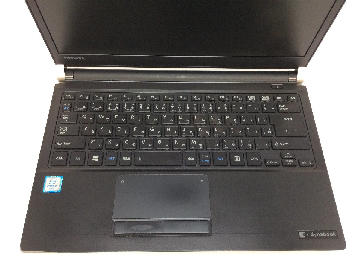 ジャンク/ TOSHIBA dynabook R73/D PR73DBJA547AD11 Intel Core i5-6300U メモリ4.1GB ストレージ無し 【G14014】_KBテカリ、文字消えがあります