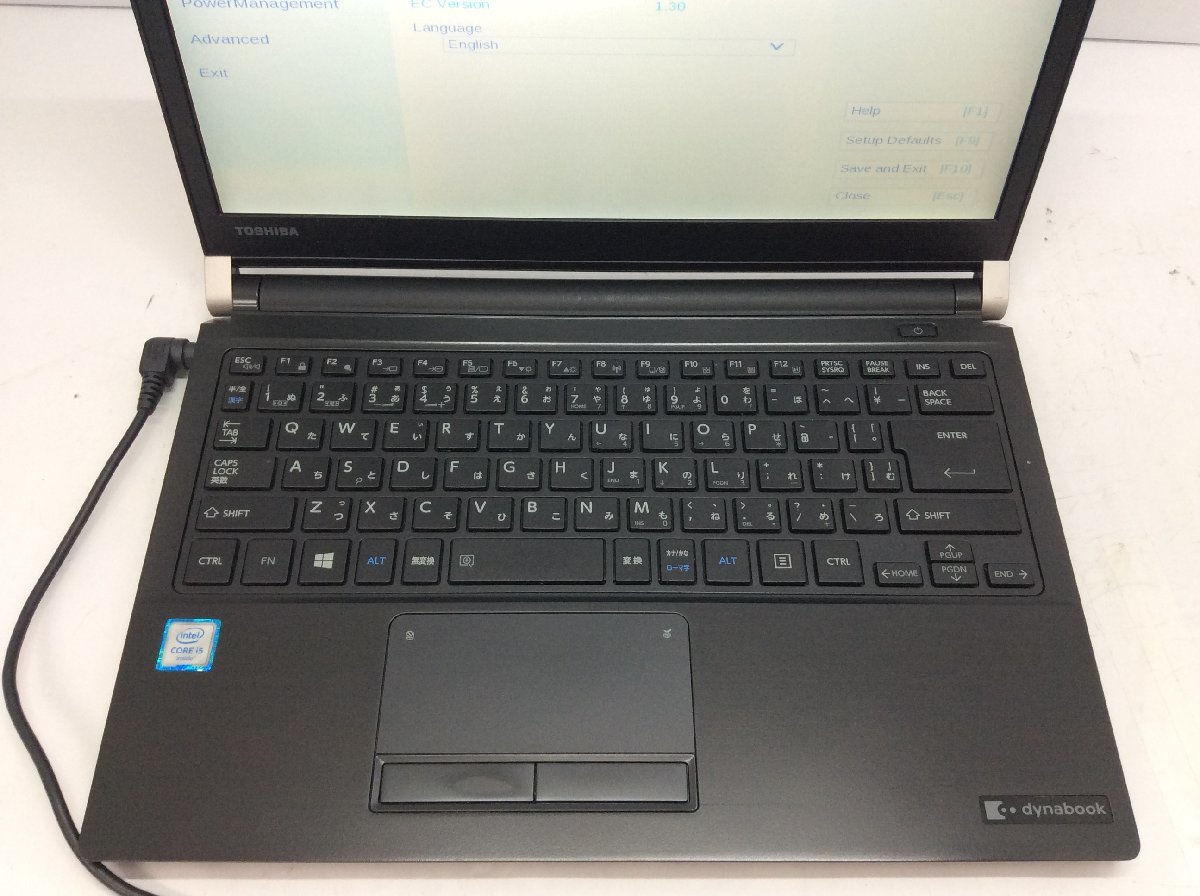 ジャンク/ TOSHIBA dynabook R73/D PR73DEAAC87AD11 Intel Core i5-6200U メモリ4.1GB ストレージ無し 【G14017】の画像4