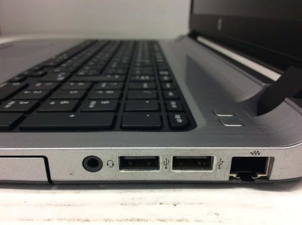 ジャンク/ HP HP ProBook 450 G3 Intel Celeron 3855U メモリ4.1GB ストレージ無し 【G14098】_右側面に塗装はげと細かい傷があります