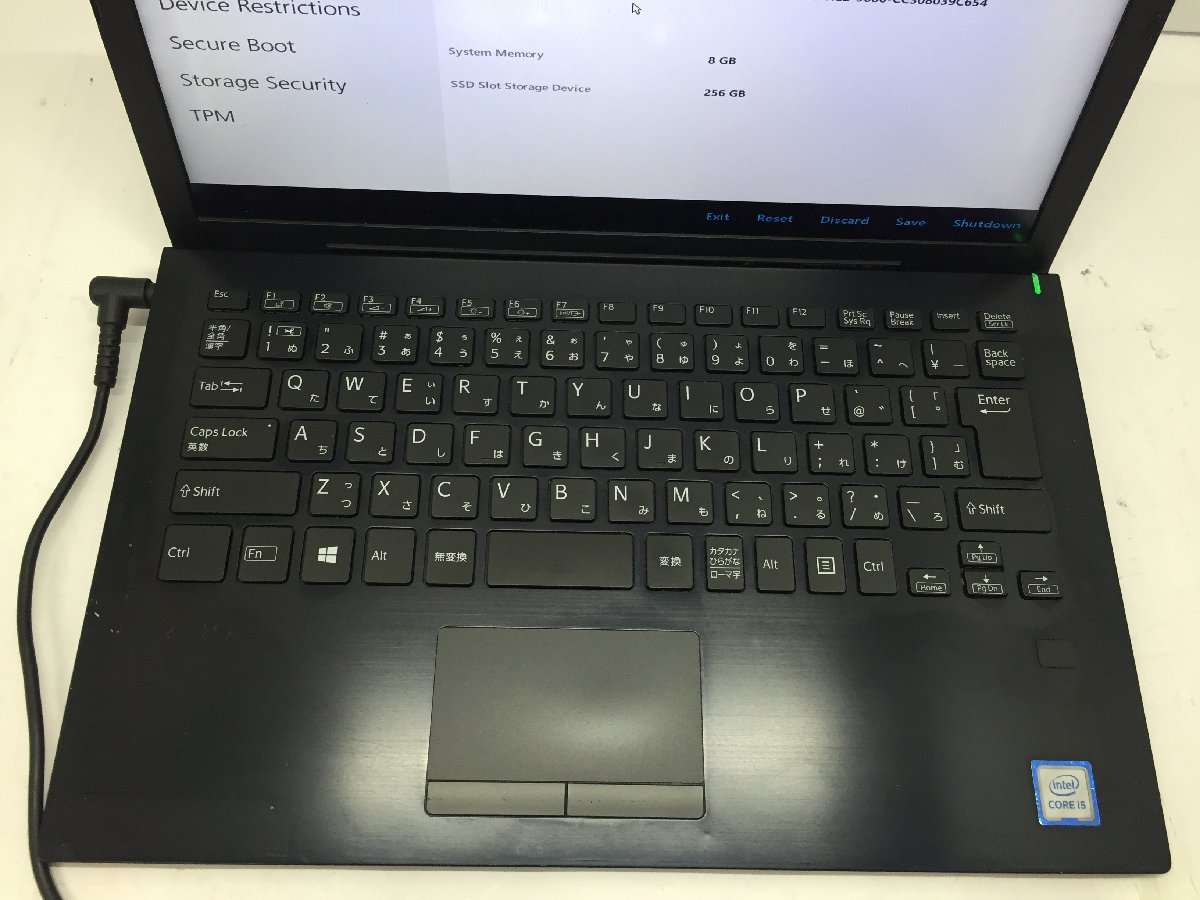 ジャンク/ VAIO VJPG11C11N Intel Core i5-8250U メモリ8.19GB SSD256.06GB 【G14787】_画像4