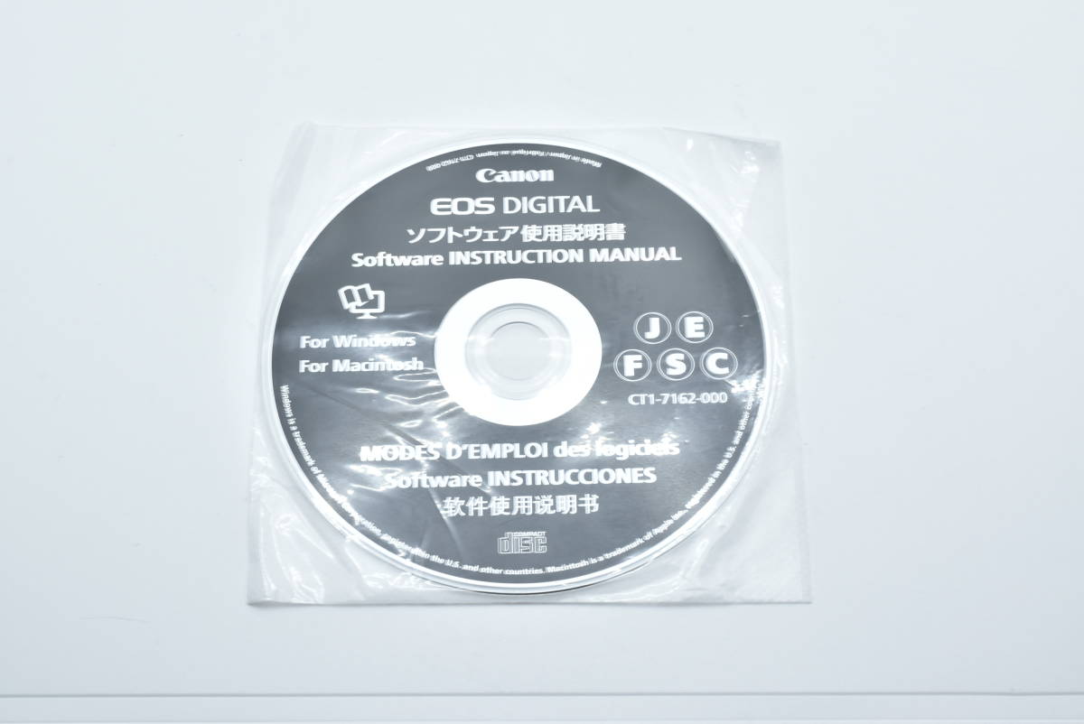 Canon EOS DIGITAL Software INSTRUCTION MANUAL ソフトウェア使用説明書　CT1-7162-000 送料無料 EF-TN-YO858_画像1