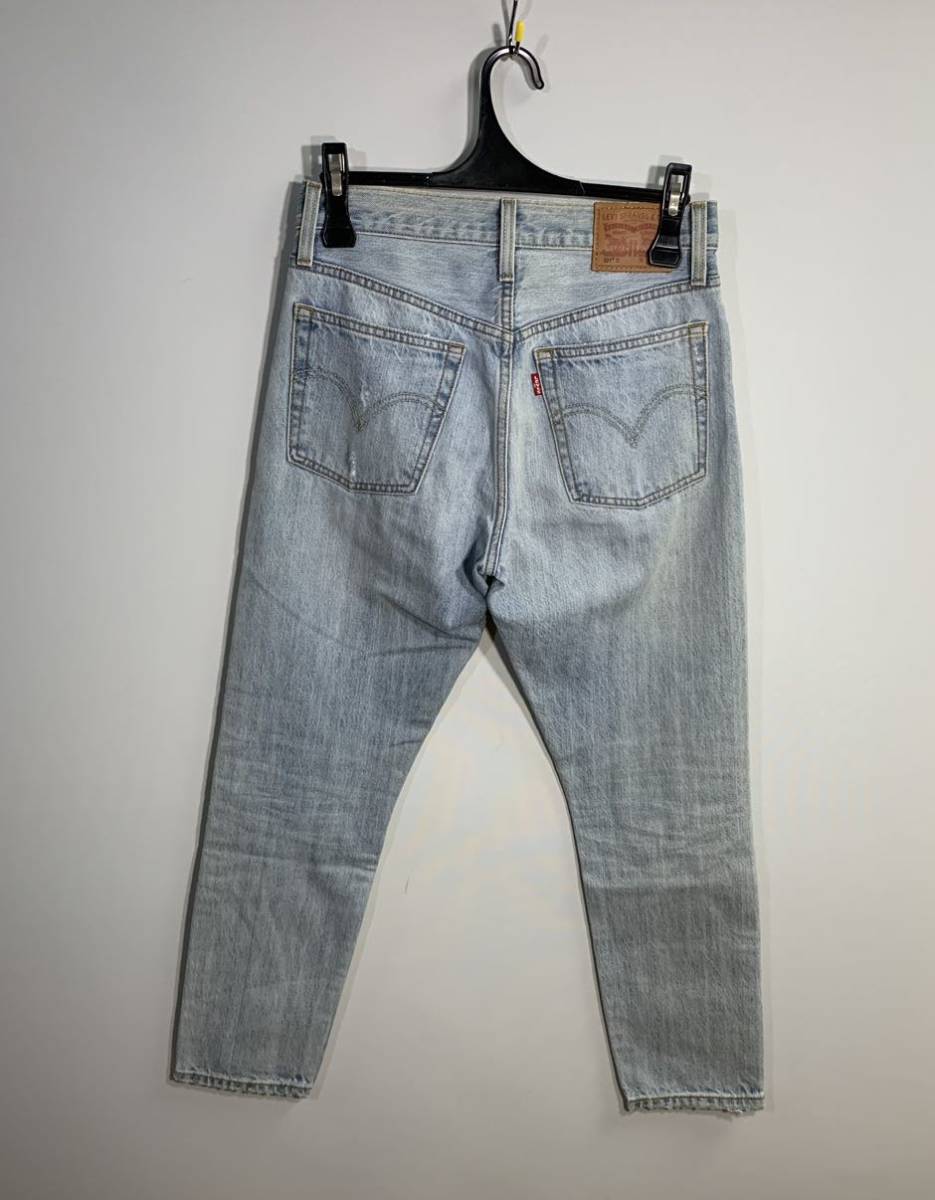 ■Levi's リーバイス■501 SKINNYスキニージーンズ　ハイウエストダメージ加工BORO レディース:W25☆BH-902_画像2