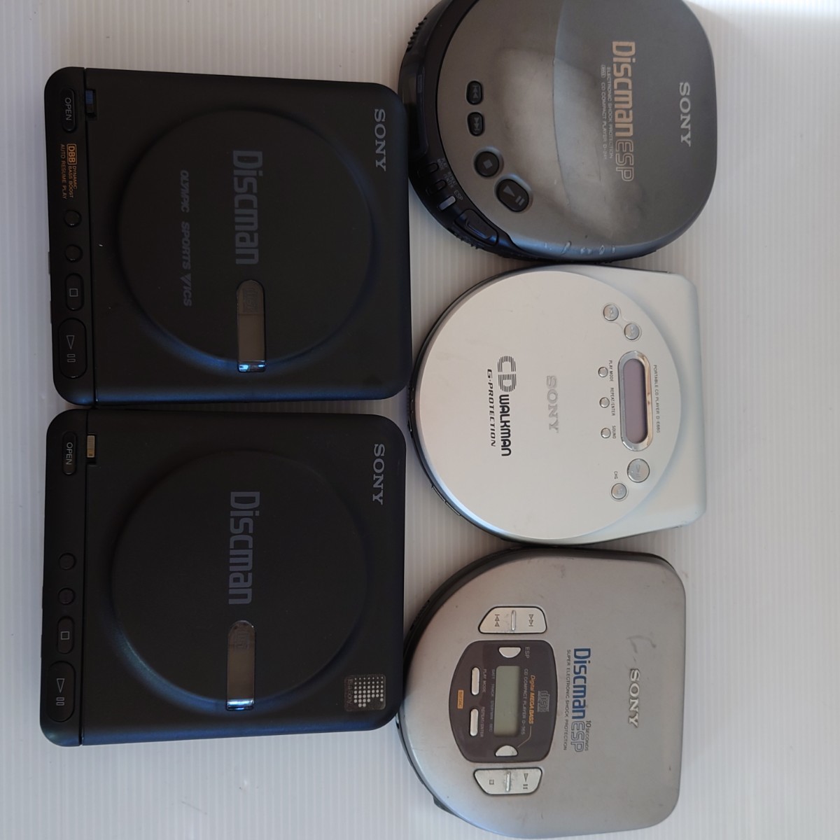 ジャンクDiscman CD WALKMANまとめ売り SONY CDウォークマン