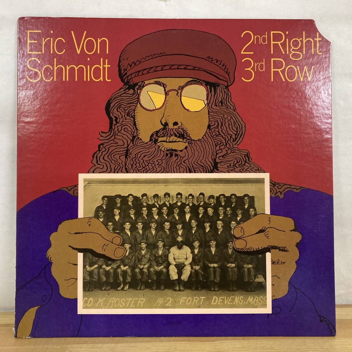 X7■【US盤/LP】Eric Von Schmidt エリック・フォン・シュミット / 2nd Right 3rd Row ● Poppy / PYS-5705 / USフォーク 231023_画像1