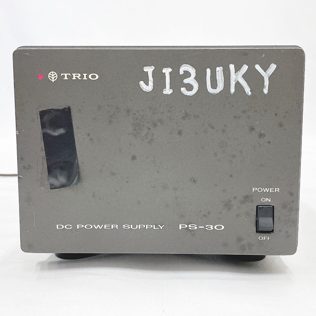 通電確認済み TRIO トリオ PS-30 安定化電源 無線機用 R尼0923○_画像2