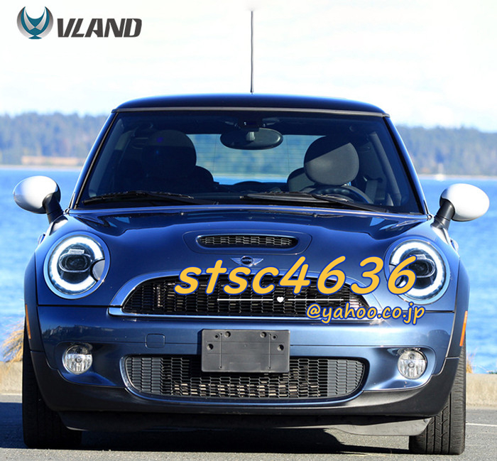 BMW Mini MIni R55 R56 R57 [2007-2013 ] LED head light lamp current . turn signal sequential DRL daylight attaching 