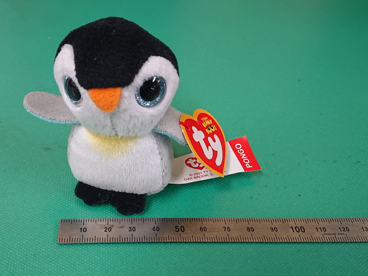 ty　BEANIE BOO’S　ビーニーブーズ　PONGO　ペンギン　2021年ハッピーセット　ぬいぐるみ　マスコット_画像1