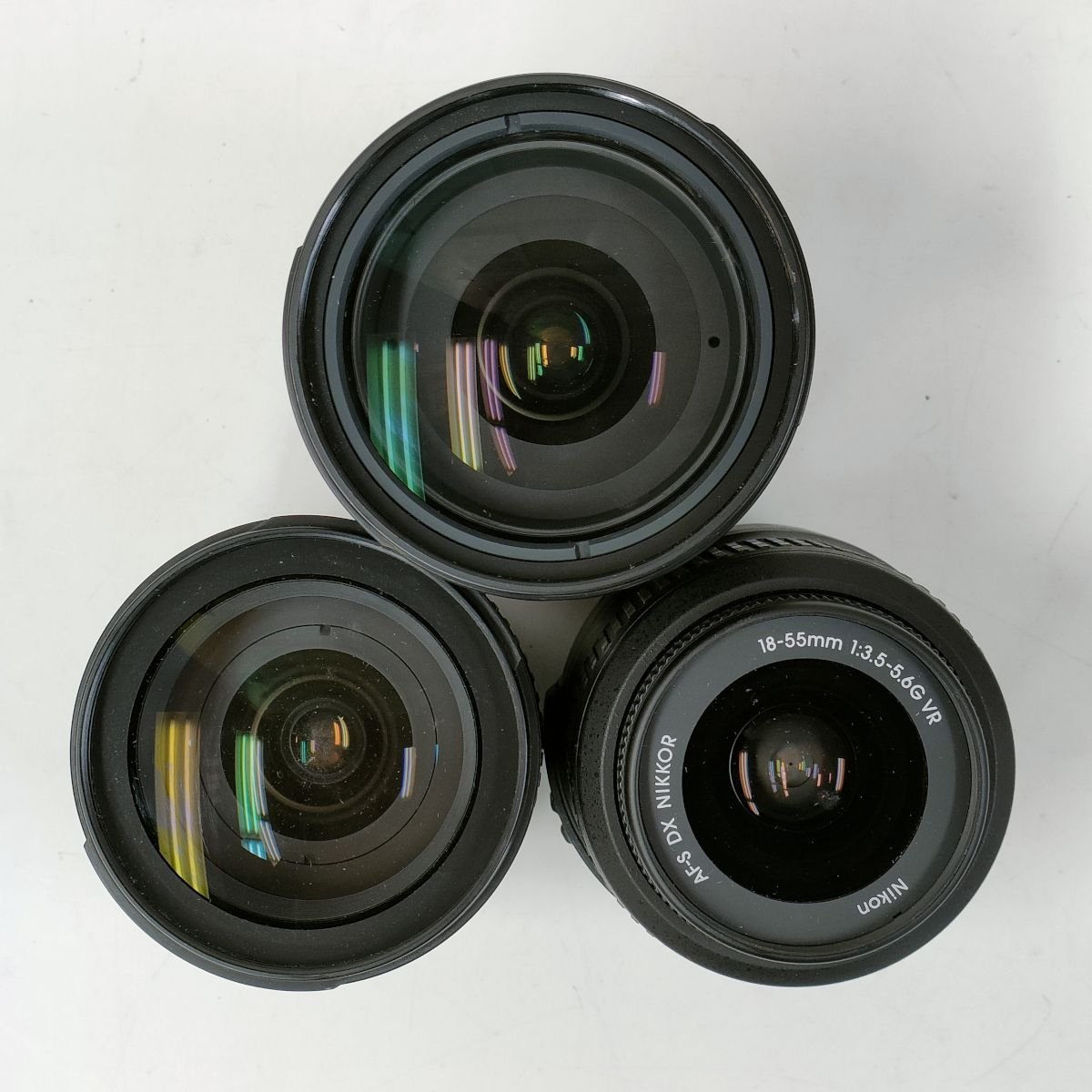 NIKON AF-S 18-200mm f3.5-5.6 G ED DX VR / 18-70mm f3.5-4.5 他 レンズ 3点セット まとめ ●ジャンク品 [7710TMC]_画像1