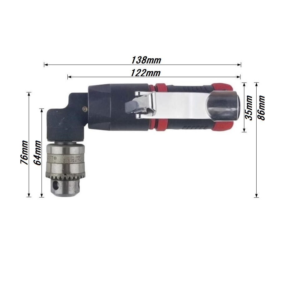 ミニミニアングルドリル マスターエアーツール (28310)_画像3