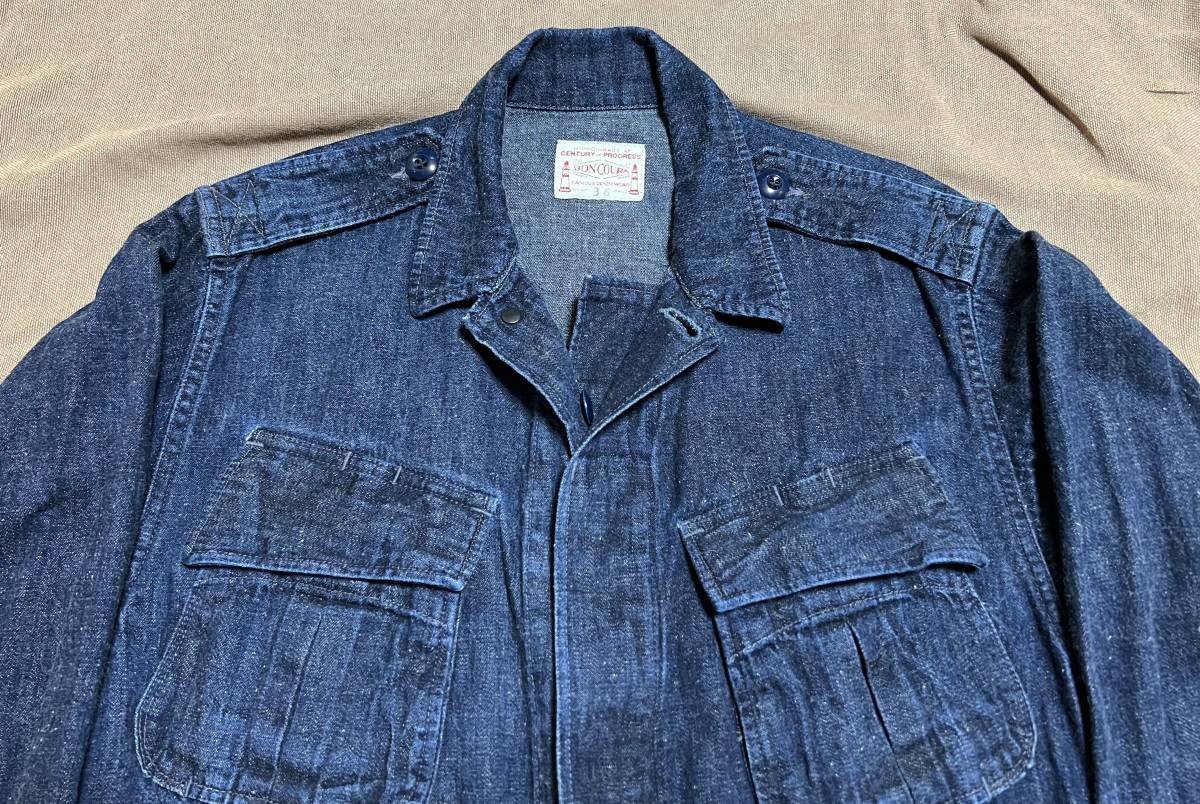 最新人気 Jacket Fatigue Denim ボンクラ ☆BONCOURA 36 ミリタリー