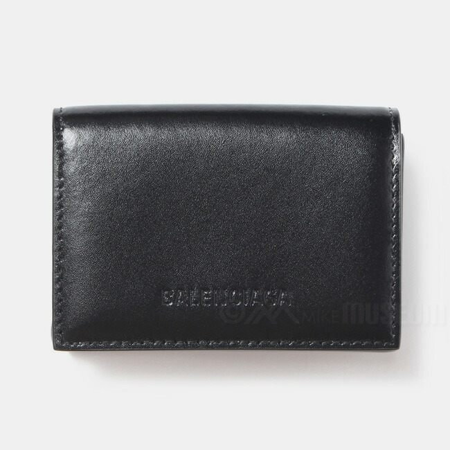BALENCIAGA バレンシアガ メンズ レディース 財布 折りたたみ財布 ブラック ESSENTIAL MINI WAL 664037-23VMY 1020CP-20