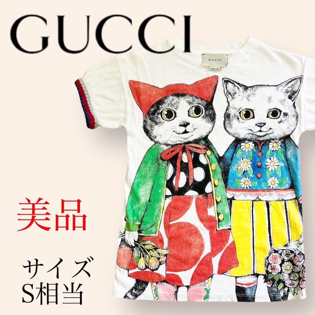 限定】GUCCI グッチ ヒグチヨウココラボ キャット Tシャツ ティーシャツ-