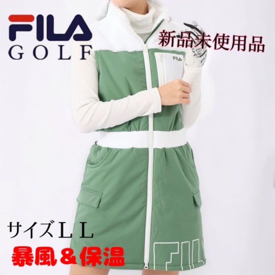 新品】FILA GOLF/フィラ ゴルフ ワンピース 裏ボア レディース-