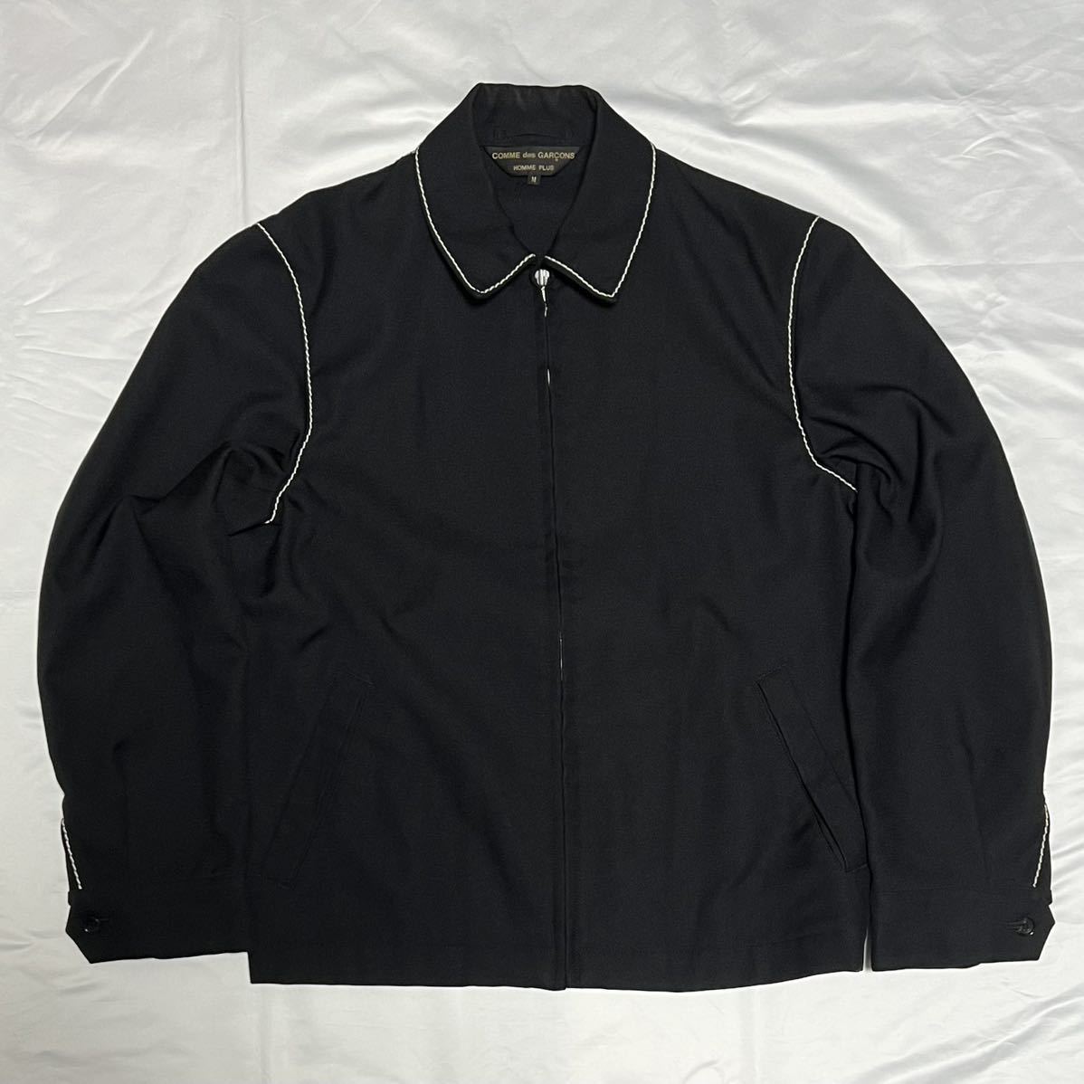 99AW COMME des GARCONS HOMME PLUS ジャケット ブルゾン ジップアップ ステッチ コムデギャルソンオムプリュス archive_画像1